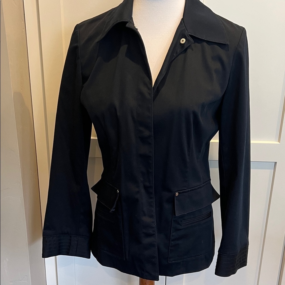 Liz Claiborne Navy Utility Jacket Size SP